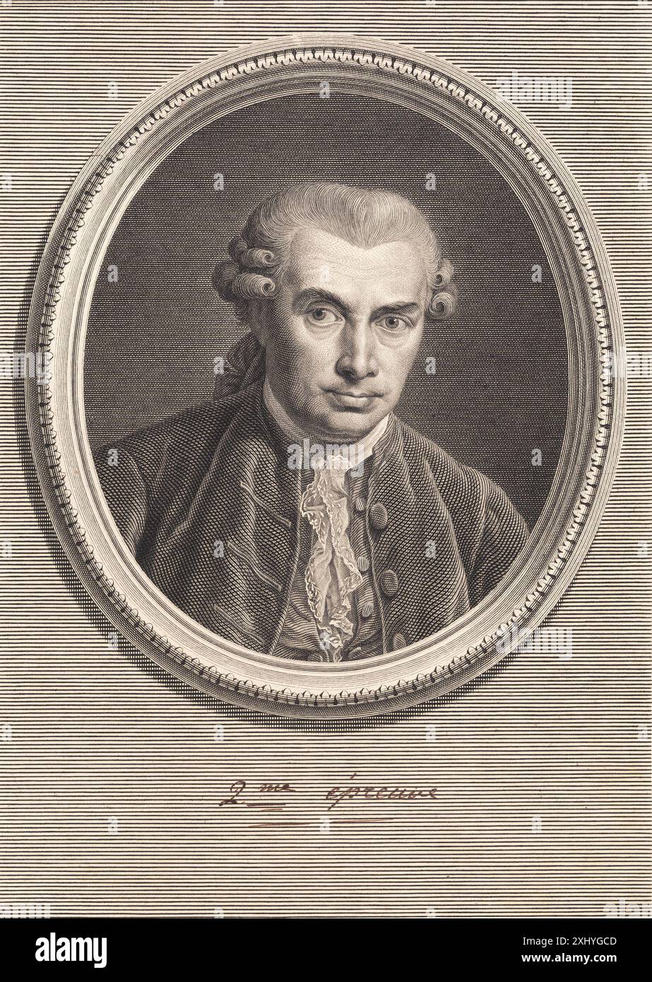 Portrait du docteur Johan von Berger Clemens, J.F. 1748 - 1831 gravure sur cuivre, impression Dansk grafik : [i 2 bd.], Jørgen Sthyr, omt. pp. 224-225, 16065, 1943-1949. Johan Frederik Clemens : skitseret som Konstner og Menneske, J.C. Fick, NR. 129, 2174, 1851. J.F. Clemens : Biografi samt Fortegnelse sur hans Kobberstik. Avec un résumé francais, Leo Swane, omt. p. 110 og p. 191, 9968, 1929. Danske portrætter i kobberstik, litografi og træsnit : en beskrivende fortegnelse, P.B.C. Westergaard, NR. 805, C 3997:1-2 da, 1930-1933 Portræt af læge Johan von Berger Banque D'Images