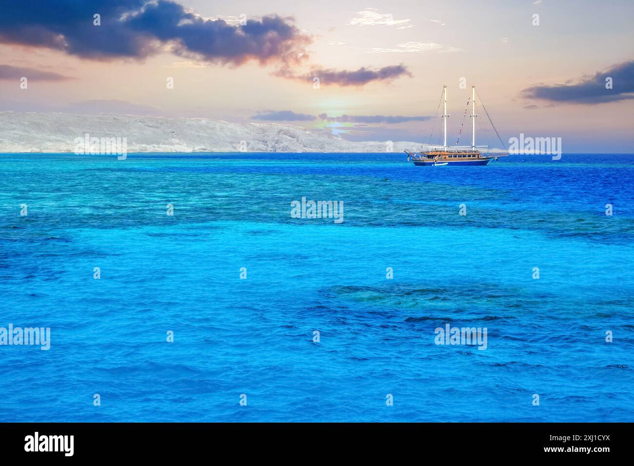 Voyage pour la plongée et la plongée en apnée à Eygpt Red Sea Mahmya et Paradise Island Banque D'Images