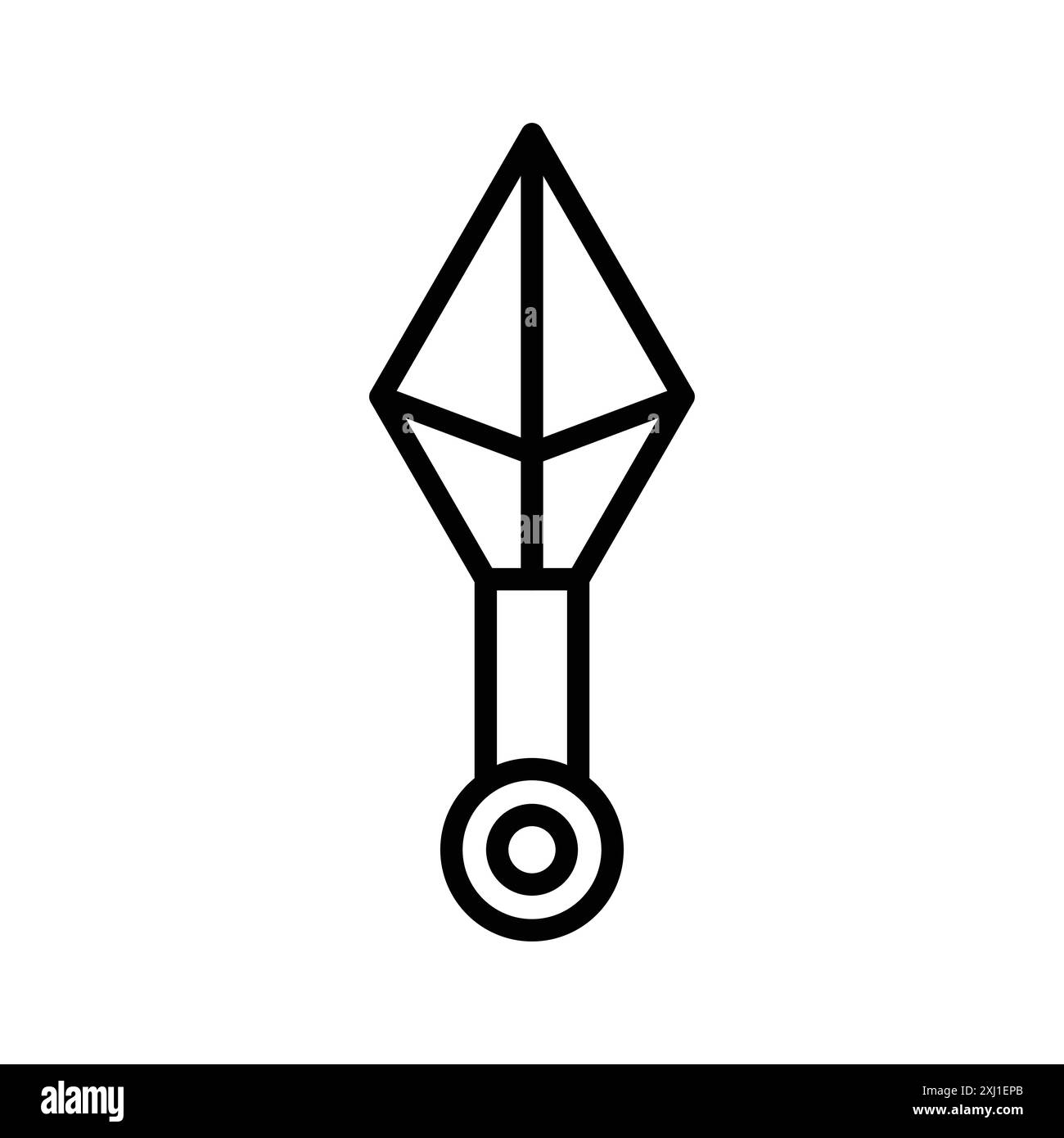 Japonais ninja shuriken icône logo linéaire marque set collection en noir et blanc pour le web Illustration de Vecteur