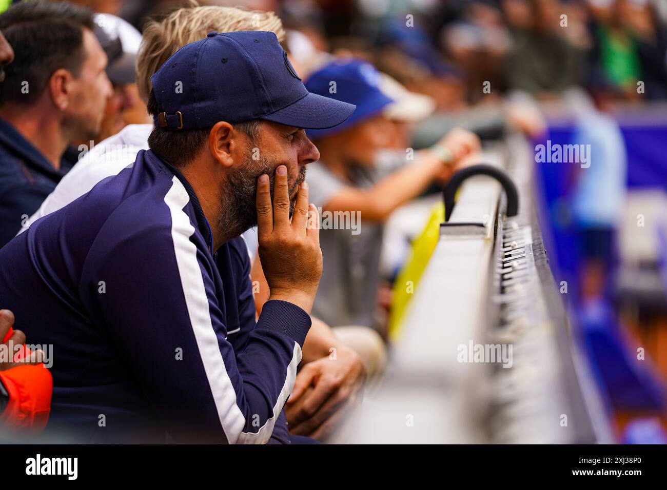 Båstad, ATP 250, Suède, 07 16 2024, premier tour Rafael Nadal vs Leo Borg. Andreas Vinciguerra Banque D'Images