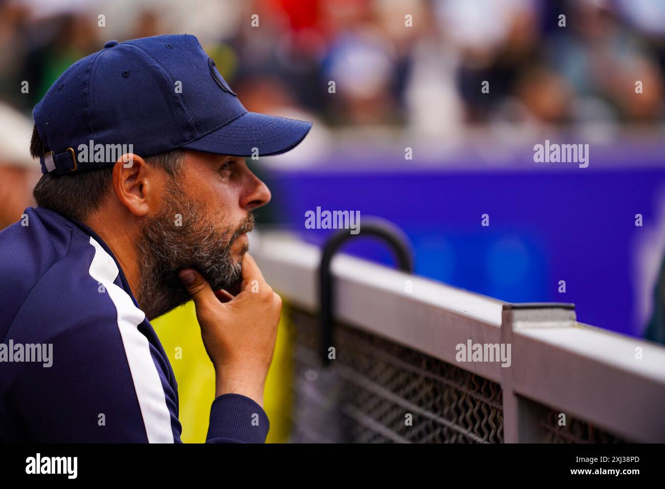 Båstad, ATP 250, Suède, 07 16 2024, premier tour Rafael Nadal vs Leo Borg. Andreas Vinciguerra Banque D'Images