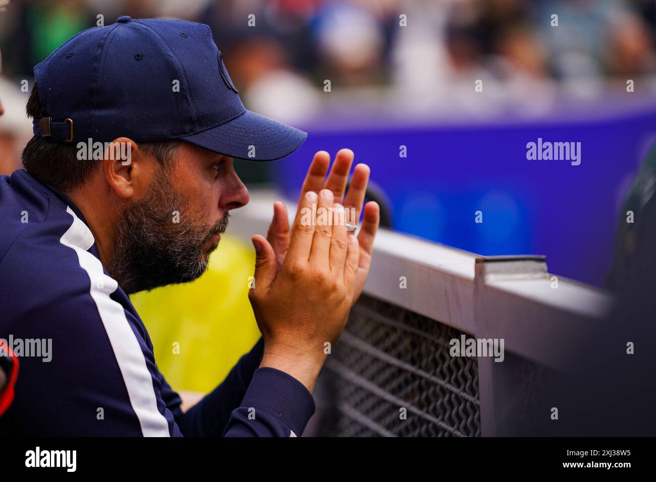 Båstad, ATP 250, Suède, 07 16 2024, premier tour Rafael Nadal vs Leo Borg. Andreas Vinciguerra Banque D'Images