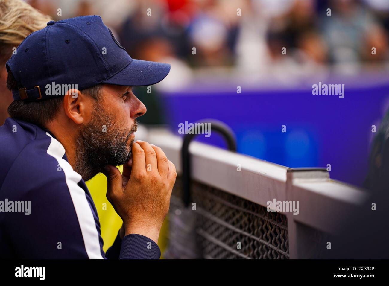 Båstad, ATP 250, Suède, 07 16 2024, premier tour Rafael Nadal vs Leo Borg. Andreas Vinciguerra Banque D'Images