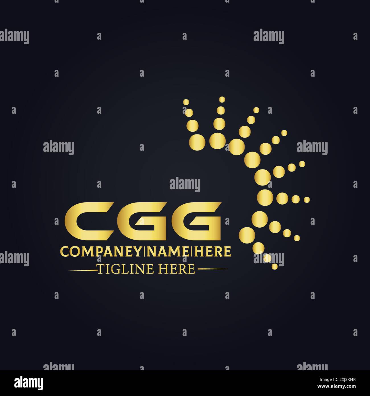 Logo GGC. CONCEPTION G G C. Lettre blanche GGC. GGC, G G C lettre logo design. G G C lettre logo design en OR, LOGO D'OR, TROIS, style. ensemble de lettres logo Illustration de Vecteur