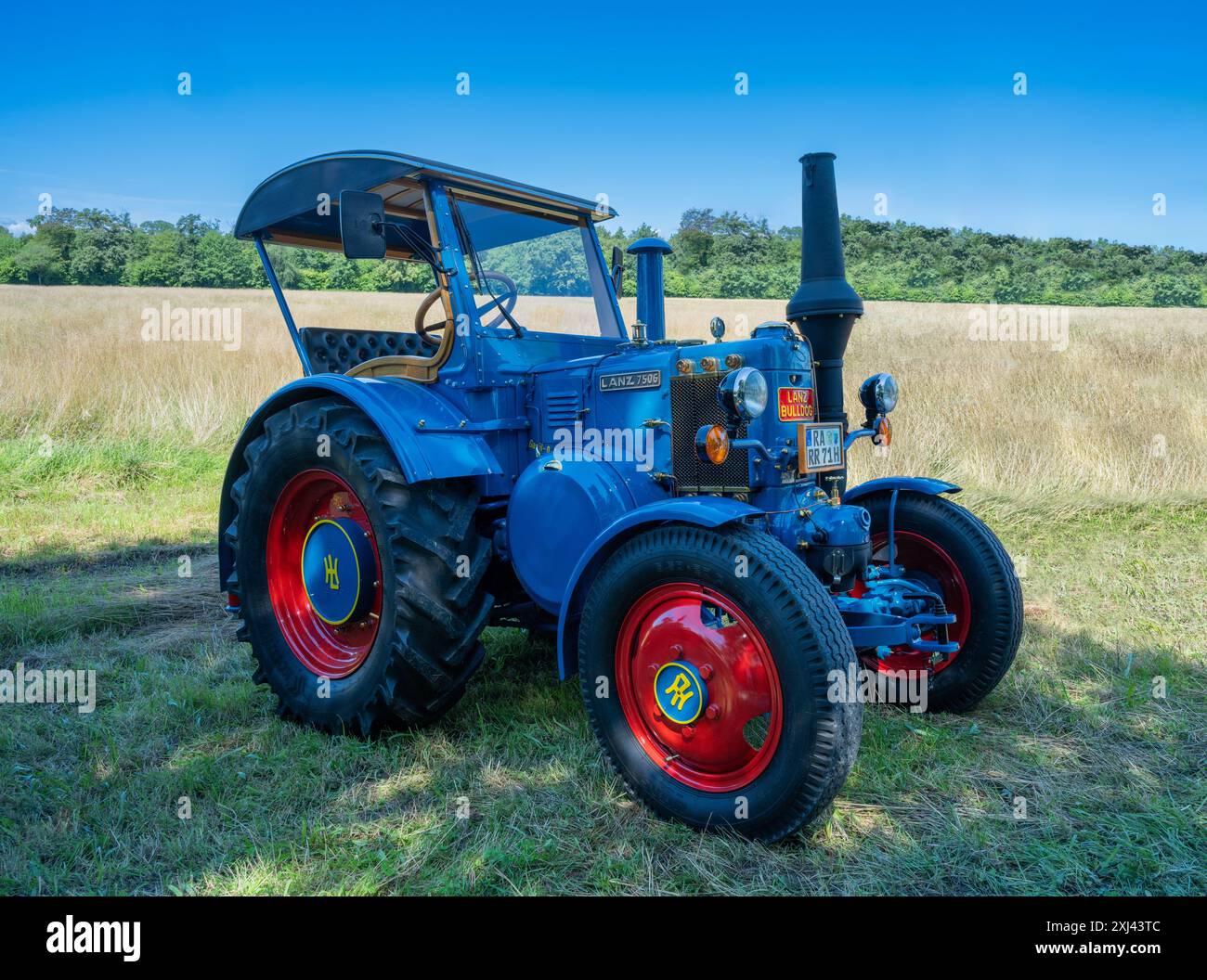 Tracteur historique Lanz Bulldog, Lanz d 7506. Capacité ubique , 4767, HP, 20, année de construction, 1932-1933. Le Lanz Bulldog était un tracteur fabriqué par Heinr Banque D'Images