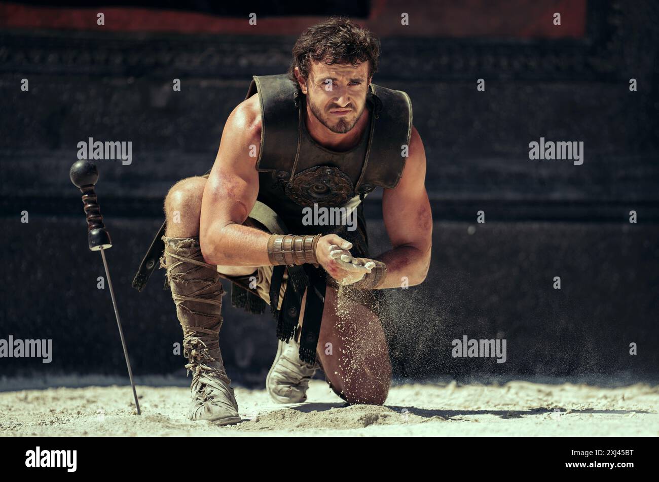 Gladiateur 2 Paul mescal Banque D'Images