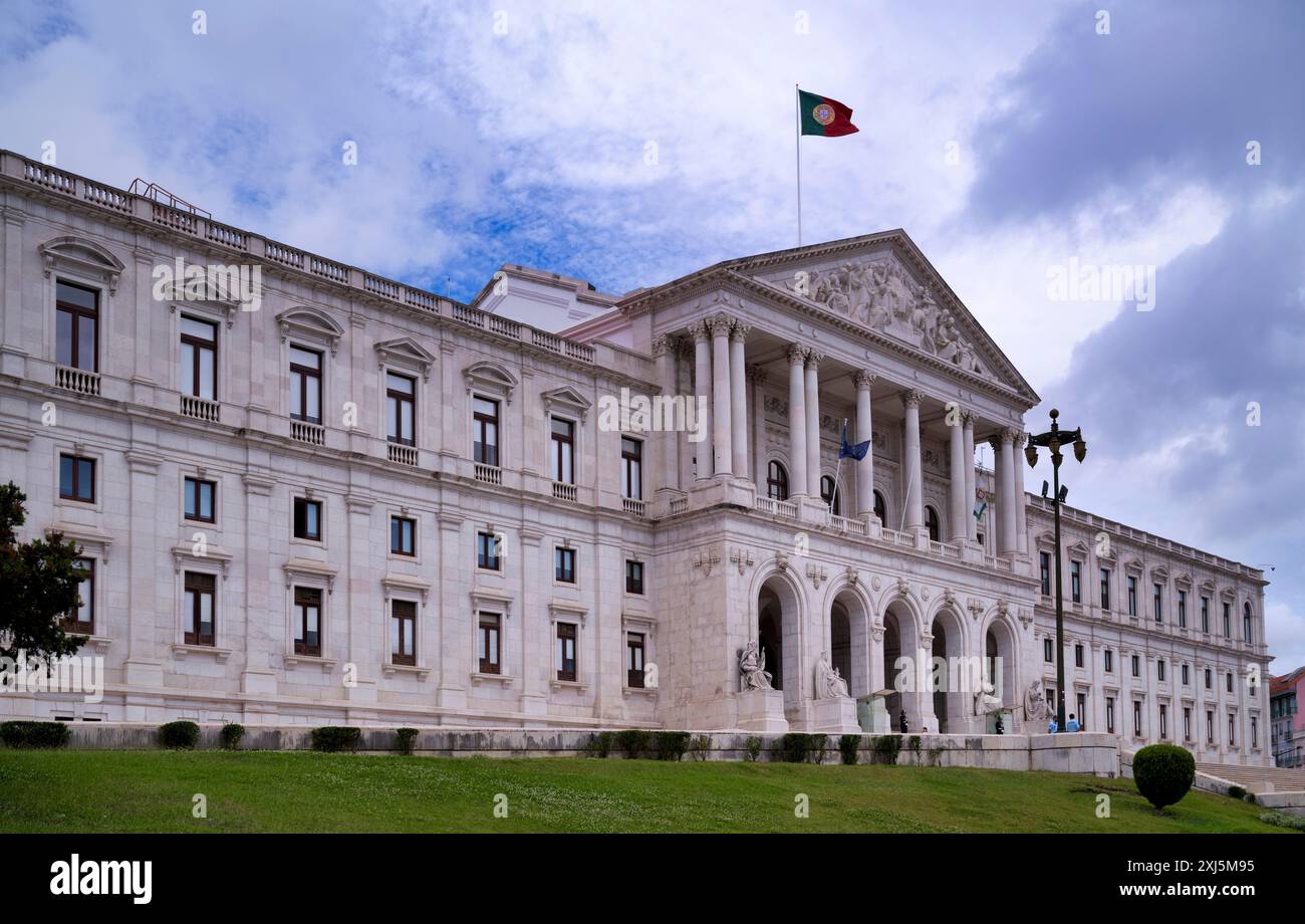 Bâtiment du Parlement Palacio de Sao Bento, Assembleia da Republica, Assemblée de la République, Lisbonne, Portugal Banque D'Images