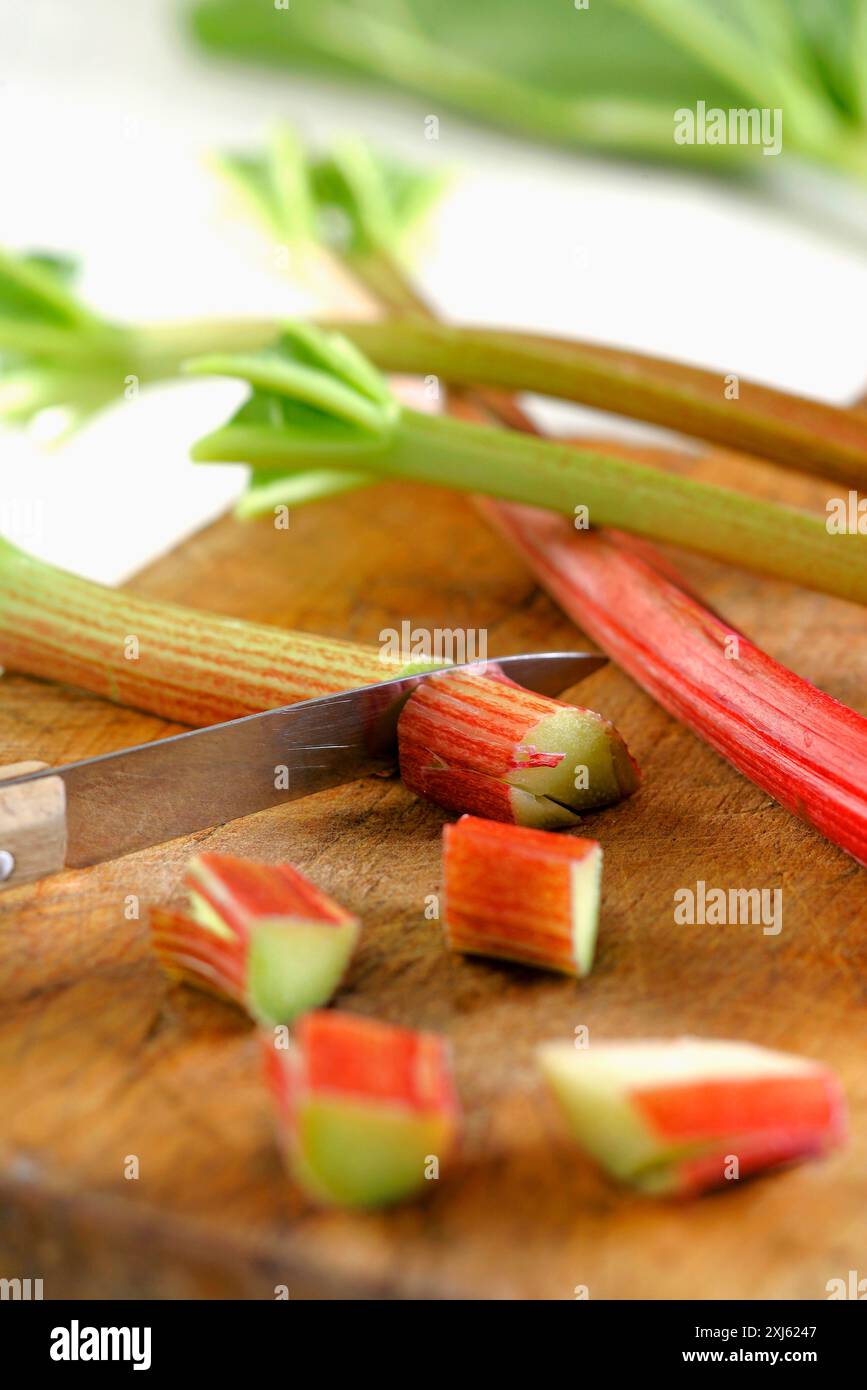 Rhubarbe Banque D'Images