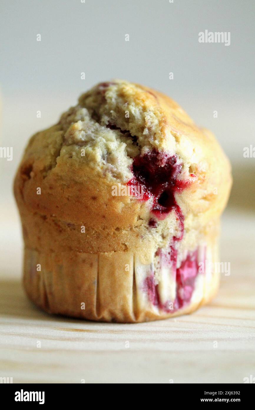 Muffin aux fruits d'été Banque D'Images