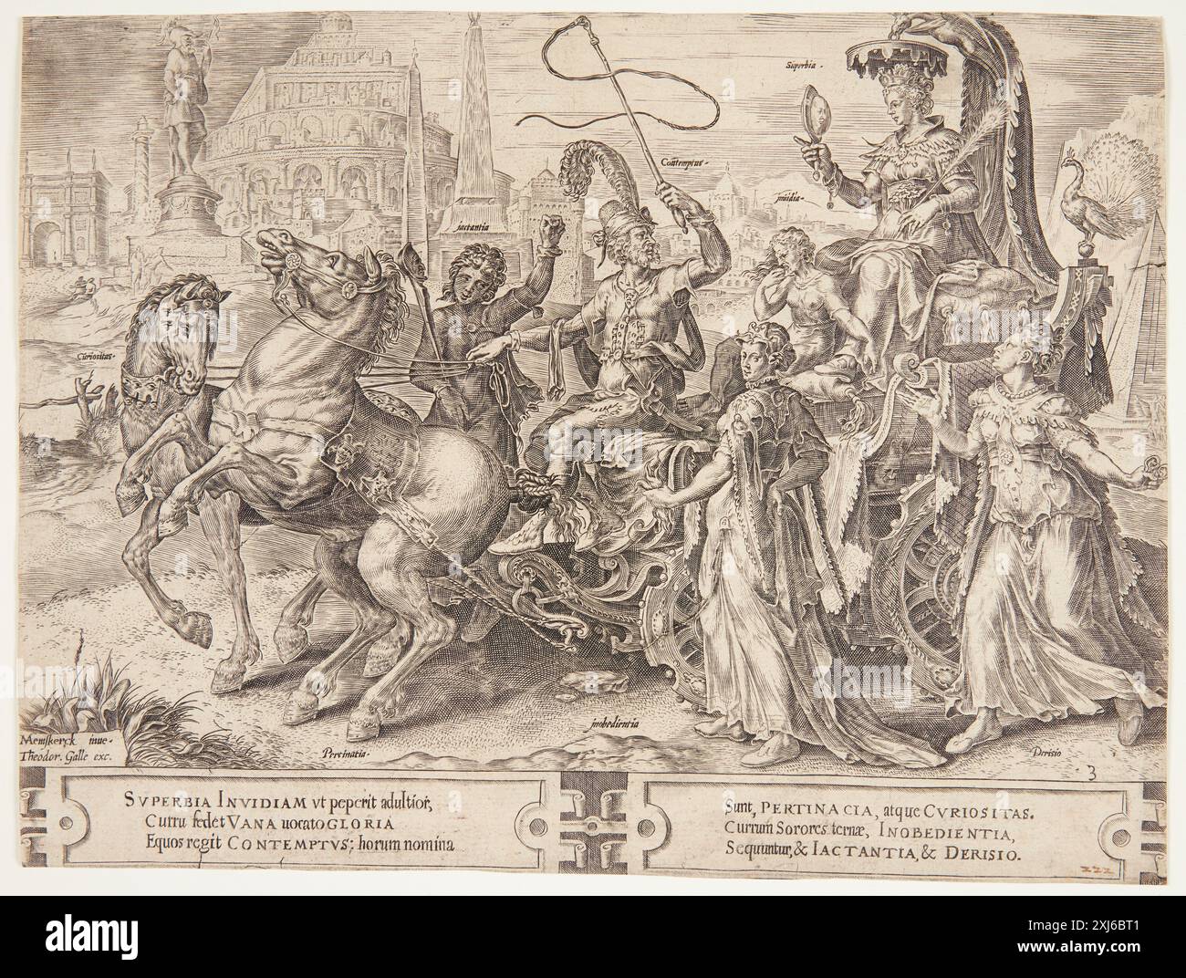 Le triomphe de la fierté Cort, Cornelis 1533 - 1578, Heemskerck, Maarten van 1498 - 1574, Coornhert, Dirk Volkertsz. 1522 - 1590, Galle, Theodor 1571 - 1633 gravure sur cuivre, impression The New Hollstein gravures, gravures et gravures sur bois néerlandaises et flamandes 1450-1700, Maarten van Heemskerck, partie I-II, Ilja M. Veldman, 484 II, 55173, 1993-1994. Tegninger af Maerten van Heemskerck : Illustreret katalog, Jan Garff, 65, 42279, 1971. Gravures, gravures et gravures sur bois néerlandaises et flamandes de Hollstein 1450-1700 (vol. IV), Brun - coques, F.W.H. Hollstein, 161, C 38945, 1951. la gravure néerlandaise et flamande de New Hollstein Banque D'Images Le triomphe de la fierté Cort, Cornelis 1533 - 1578, Heemskerck, Maarten van 1498 - 1574, Coornhert, Dirk Volkertsz. 1522 - 1590, Galle, Theodor 1571 - 1633 gravure sur cuivre, impression The New Hollstein gravures, gravures et gravures sur bois néerlandaises et flamandes 1450-1700, Maarten van Heemskerck, partie I-II, Ilja M. Veldman, 484 II, 55173, 1993-1994. Tegninger af Maerten van Heemskerck : Illustreret katalog, Jan Garff, 65, 42279, 1971. Gravures, gravures et gravures sur bois néerlandaises et flamandes de Hollstein 1450-1700 (vol. IV), Brun - coques, F.W.H. Hollstein, 161, C 38945, 1951. la gravure néerlandaise et flamande de New Hollstein Banque D'Images