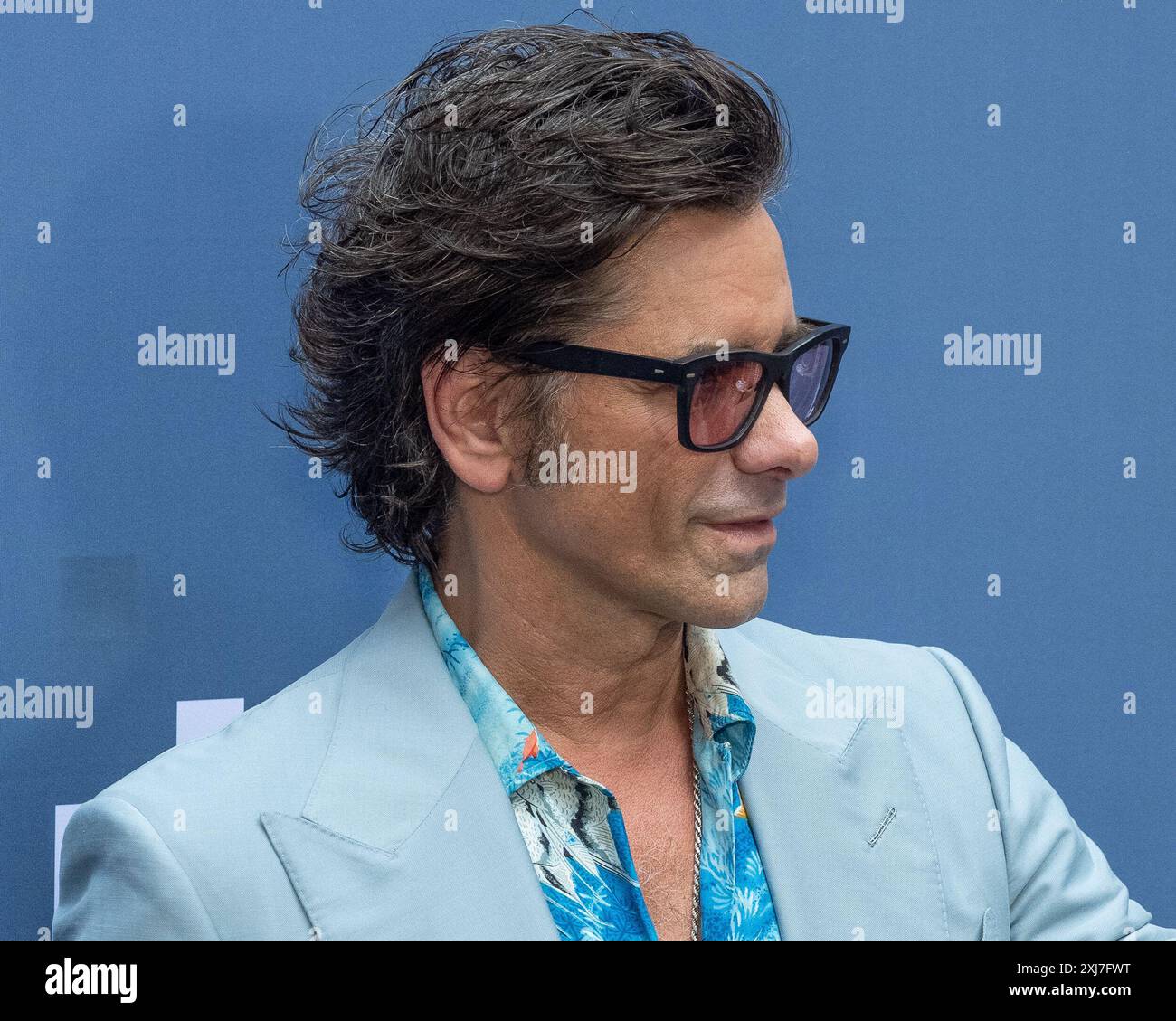 New York, États-Unis. 16 juillet 2024. John Stamos arrive sur le tapis rouge pour la première de la saison 2 de 'UnPrisoned' de Hulu au Midnight Theater de New York, New York, le 16 juillet 2024. (Photo de Gabriele Holtermann/Sipa USA) crédit : Sipa US/Alamy Live News Banque D'Images