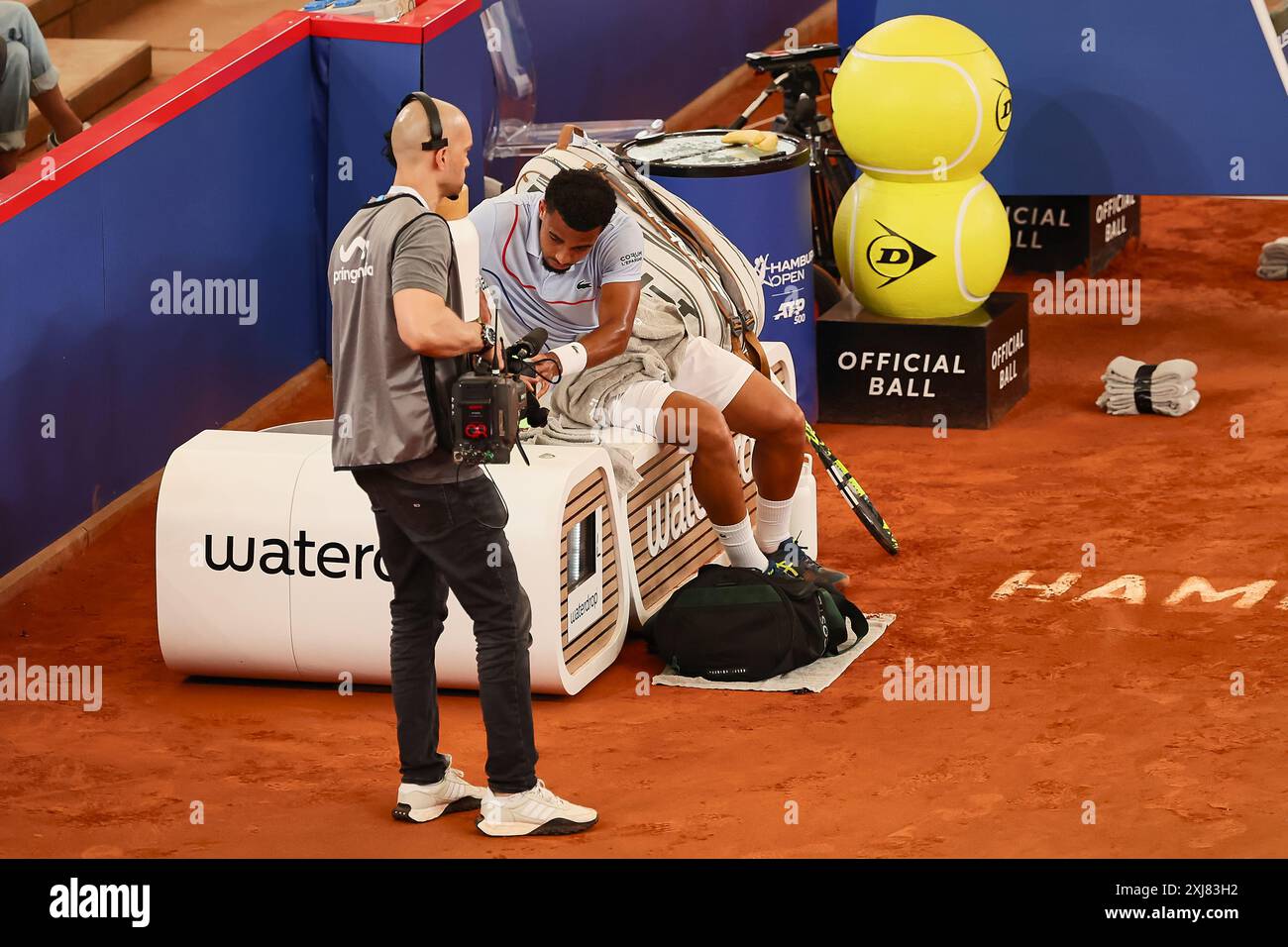 Hambourg, Hambourg, Allemagne. 16 juillet 2024. Arthur fils (FRA) pendant l'OPEN DE HAMBOURG - ATP500, Tennis masculin (crédit image : © Mathias Schulz/ZUMA Press Wire) USAGE ÉDITORIAL SEULEMENT! Non destiné à UN USAGE commercial ! Banque D'Images
