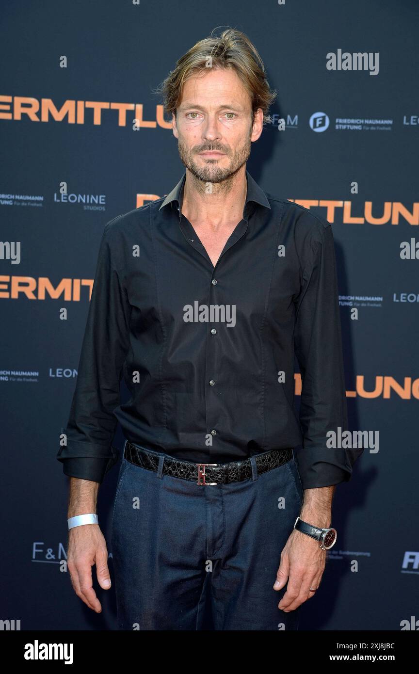 Andreas Pietschmann BEI der Premiere des Kinofilms Die Ermittlung im Zoo Palast. Berlin, 16.07.2024 *** Andreas Pietschmann à la première du film Die Ermittlung au Zoo Palast Berlin, 16 07 2024 Foto:XF.xKernx/xFuturexImagex ermittlung 4770 Banque D'Images