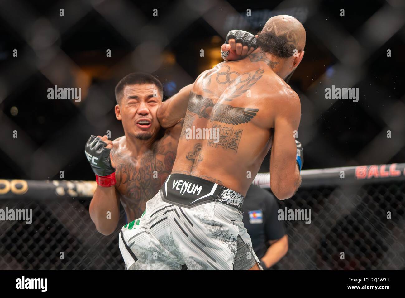 Charles Johnson et Joshua Van Banque D'Images