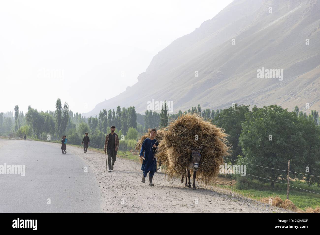 La photo prise est liée à la province de Badakhshan - Afghanistan Banque D'Images