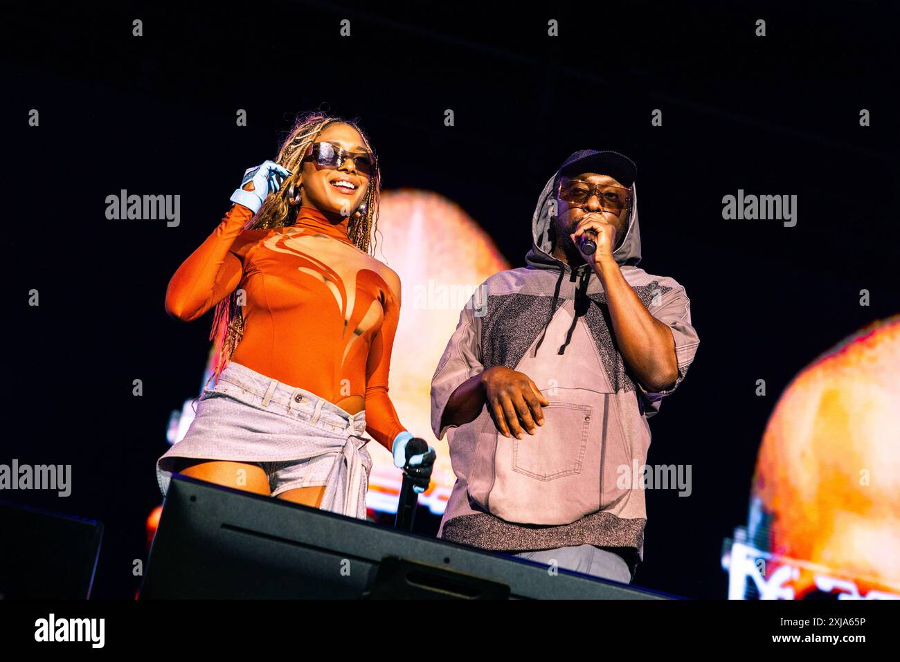 Milan, Italie. 16 juillet 2024. Groupe hip-hop alternatif Black Eyed Peas en concert au Fiera Milano Live à Rho, Milan, Italie le 16 juin 2024 (photo de Maria Laura Arturi/NurPhoto) crédit : NurPhoto SRL/Alamy Live News Banque D'Images