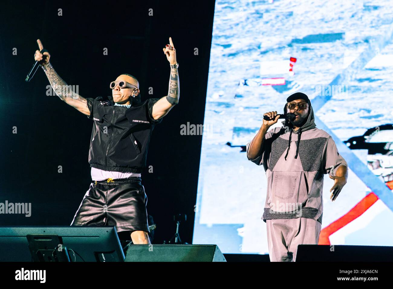 Milan, Italie. 16 juillet 2024. Groupe hip-hop alternatif Black Eyed Peas en concert au Fiera Milano Live à Rho, Milan, Italie le 16 juin 2024 (photo de Maria Laura Arturi/NurPhoto) crédit : NurPhoto SRL/Alamy Live News Banque D'Images