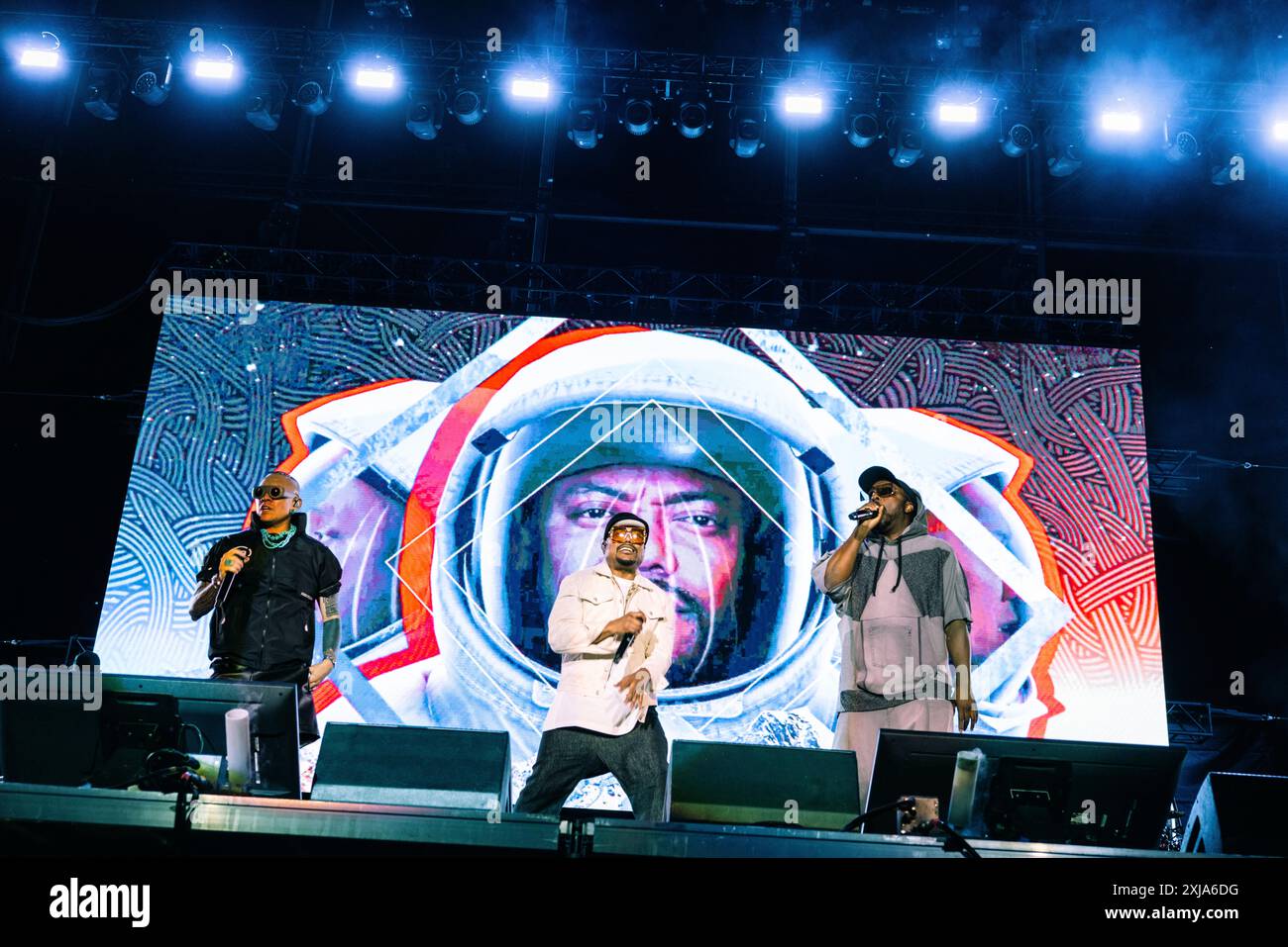 Milan, Italie. 16 juillet 2024. Groupe hip-hop alternatif Black Eyed Peas en concert au Fiera Milano Live à Rho, Milan, Italie le 16 juin 2024 (photo de Maria Laura Arturi/NurPhoto) crédit : NurPhoto SRL/Alamy Live News Banque D'Images