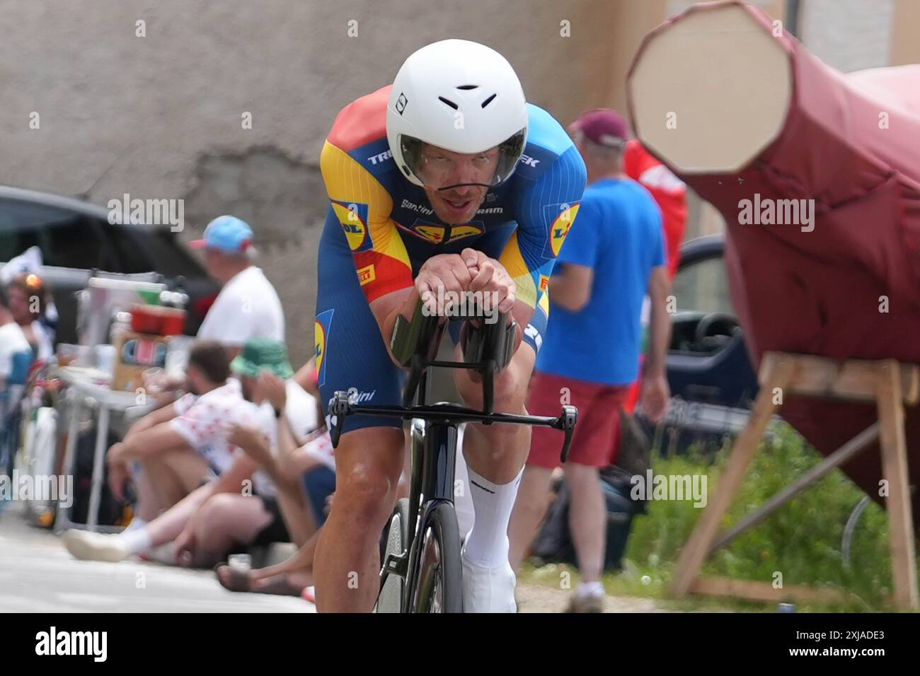 DECLERCQ Tim Lidl – Trek du Tour de France 2024, étape 7, contre la montre individuel, nuits-Saint-Georges - Gevrey-Chambertin (25,3 km) le 5 juillet 2024 à Gevrey-Chambertin, France - photo Laurent Lairys / DPPI Banque D'Images