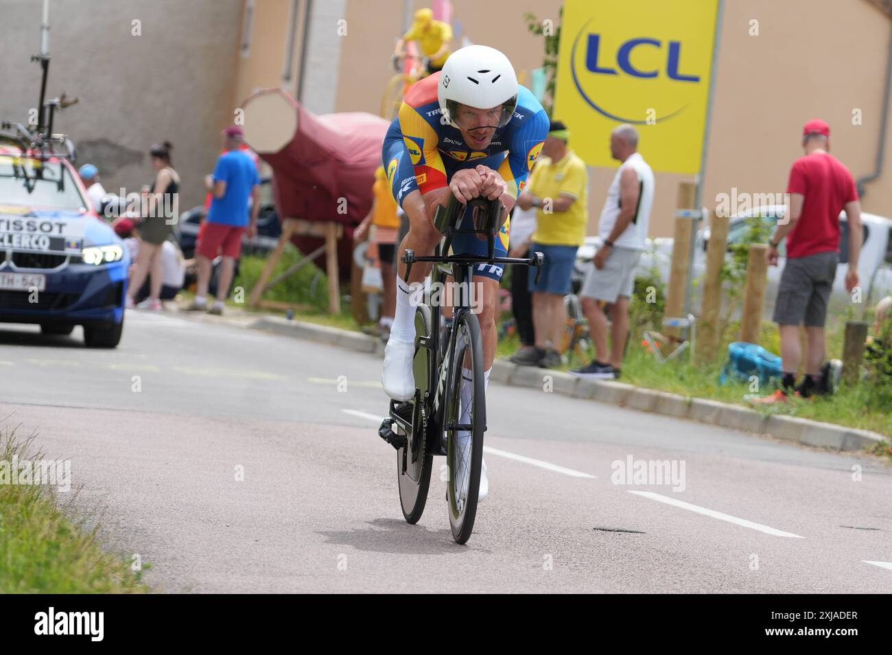 DECLERCQ Tim Lidl – Trek du Tour de France 2024, étape 7, contre la montre individuel, nuits-Saint-Georges - Gevrey-Chambertin (25,3 km) le 5 juillet 2024 à Gevrey-Chambertin, France - photo Laurent Lairys / DPPI Banque D'Images