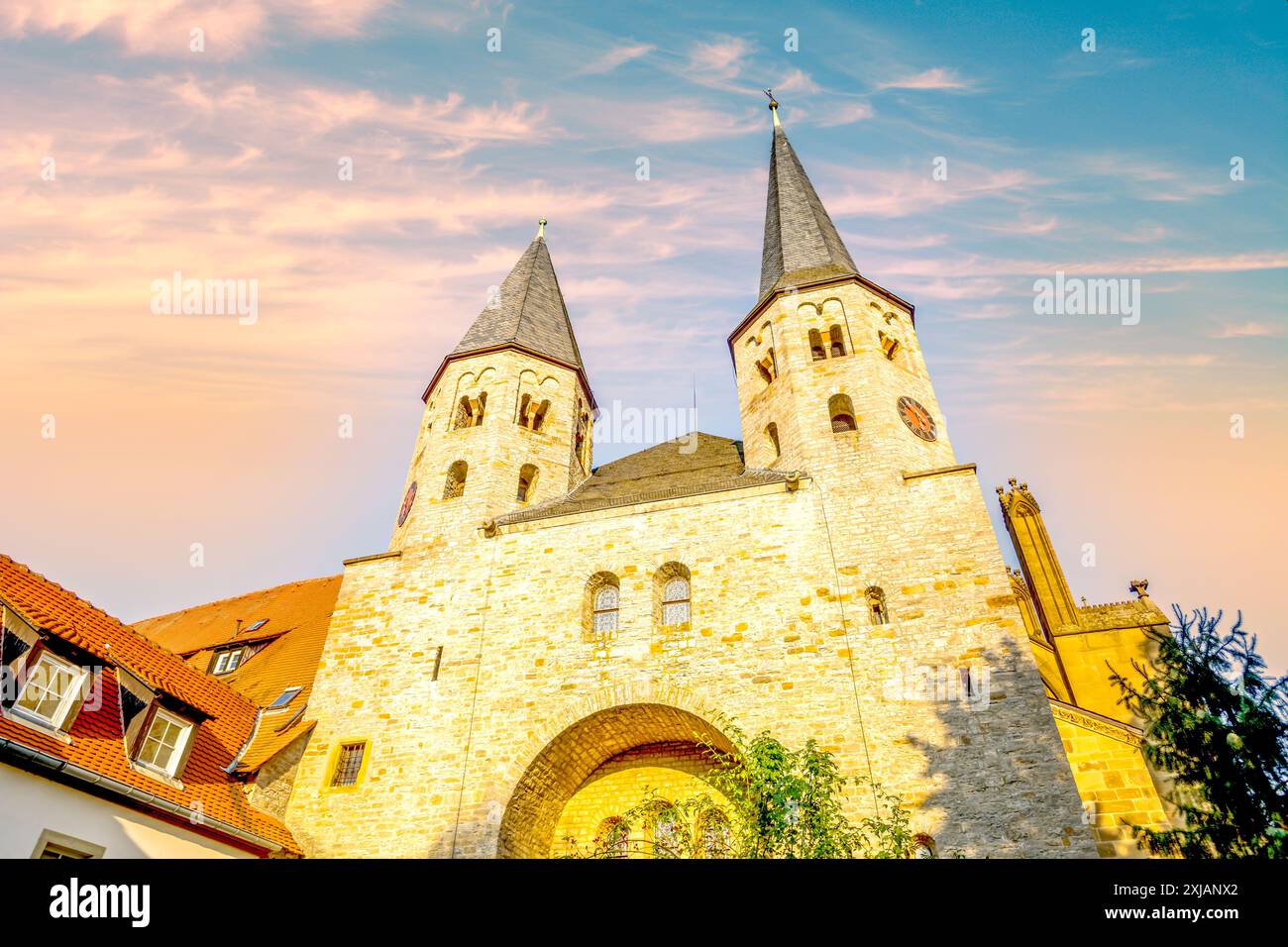 Vieille ville de Bad Wimpfen, Allemagne Banque D'Images