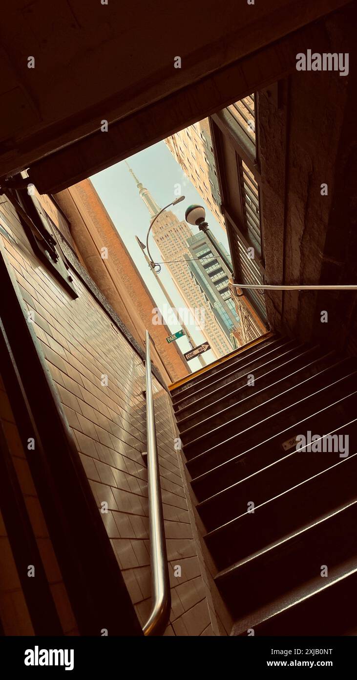 Vue sur New York Banque D'Images