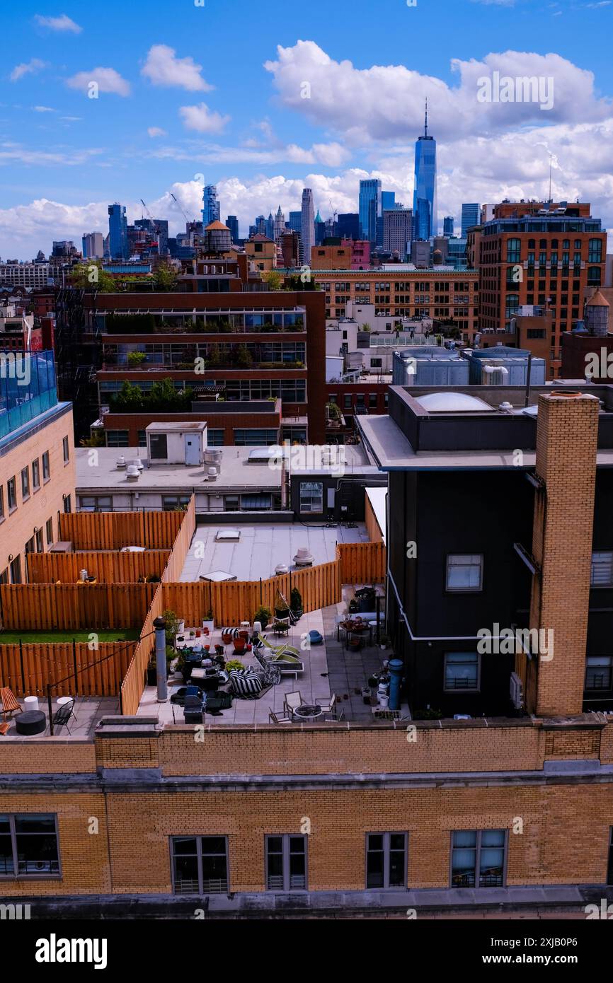 Vue sur New York Banque D'Images
