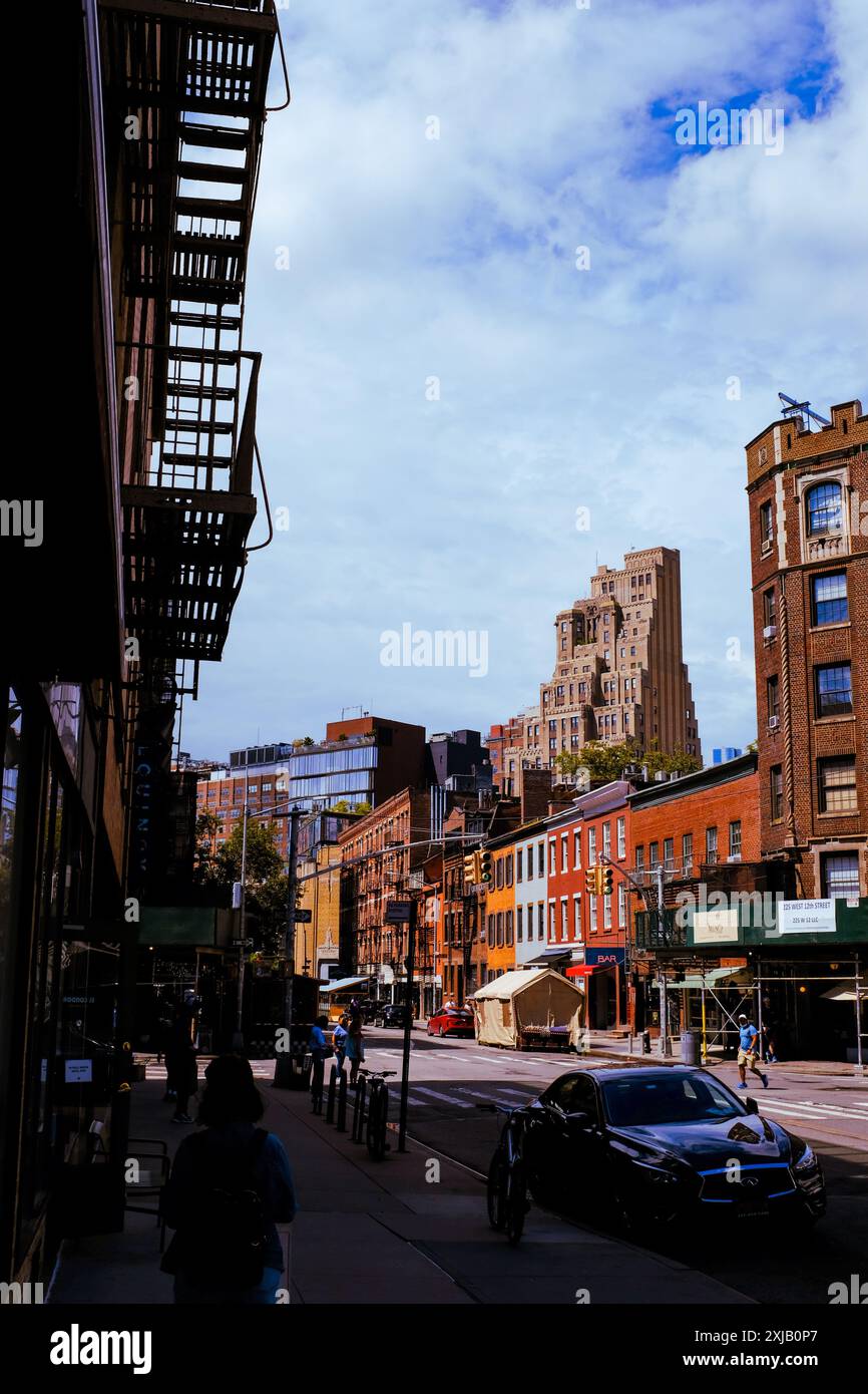 Vue sur New York Banque D'Images