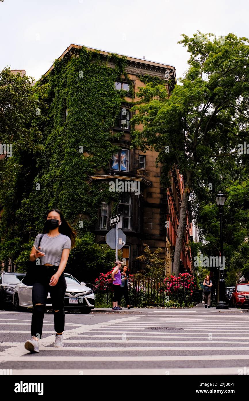 Vue sur New York Banque D'Images