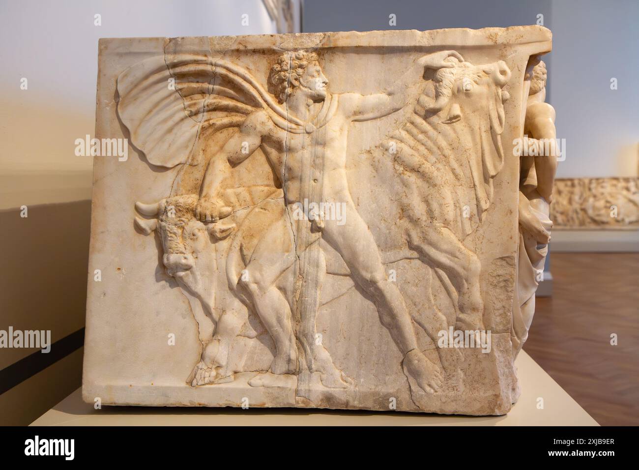 Medea sarcophage. Altes Museum (ancien musée). Berlin, Allemagne. Banque D'Images