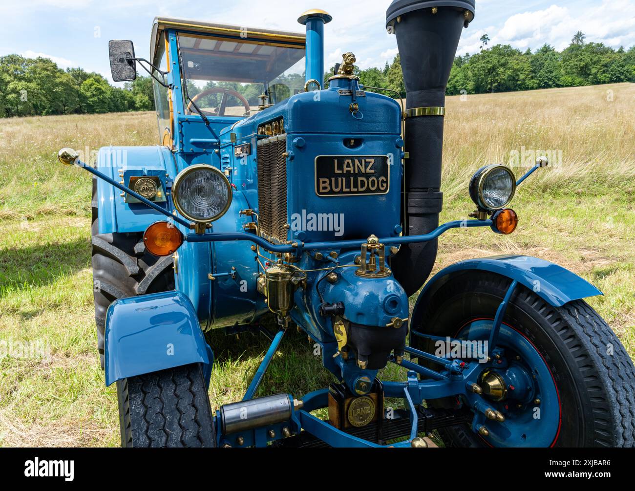 Tracteur historique Lanz Bulldog, Lanz d 1506. Capacité ubique , 10.338, HP, 55, année de construction, 1937-1955. Le Lanz Bulldog était un tracteur fabriqué par Hei Banque D'Images