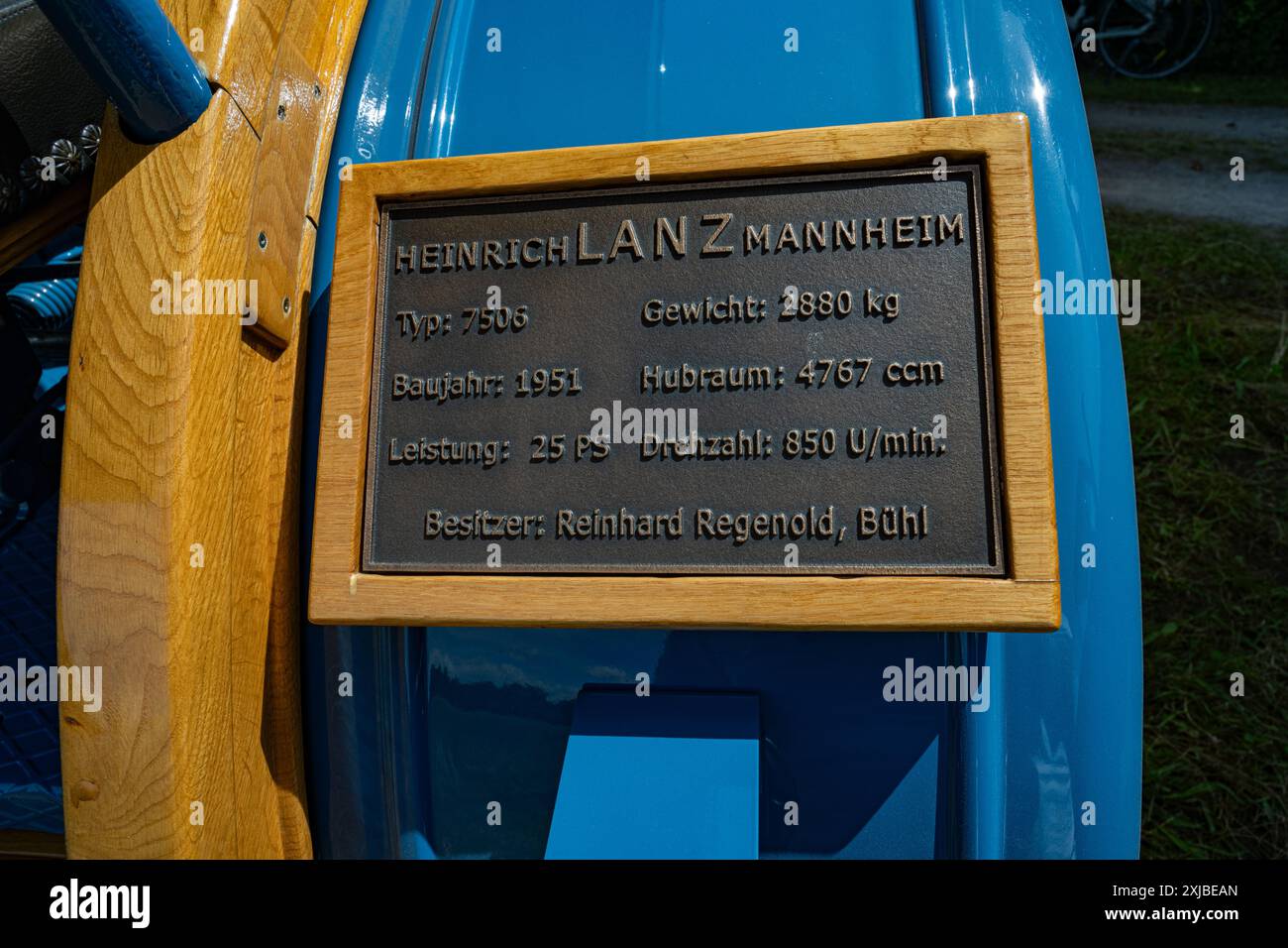 Tracteur historique Lanz Bulldog, Lanz d 7506. Capacité ubique , 4767, HP, 20, année de construction, 1932-1933. Le Lanz Bulldog était un tracteur fabriqué par Heinr Banque D'Images