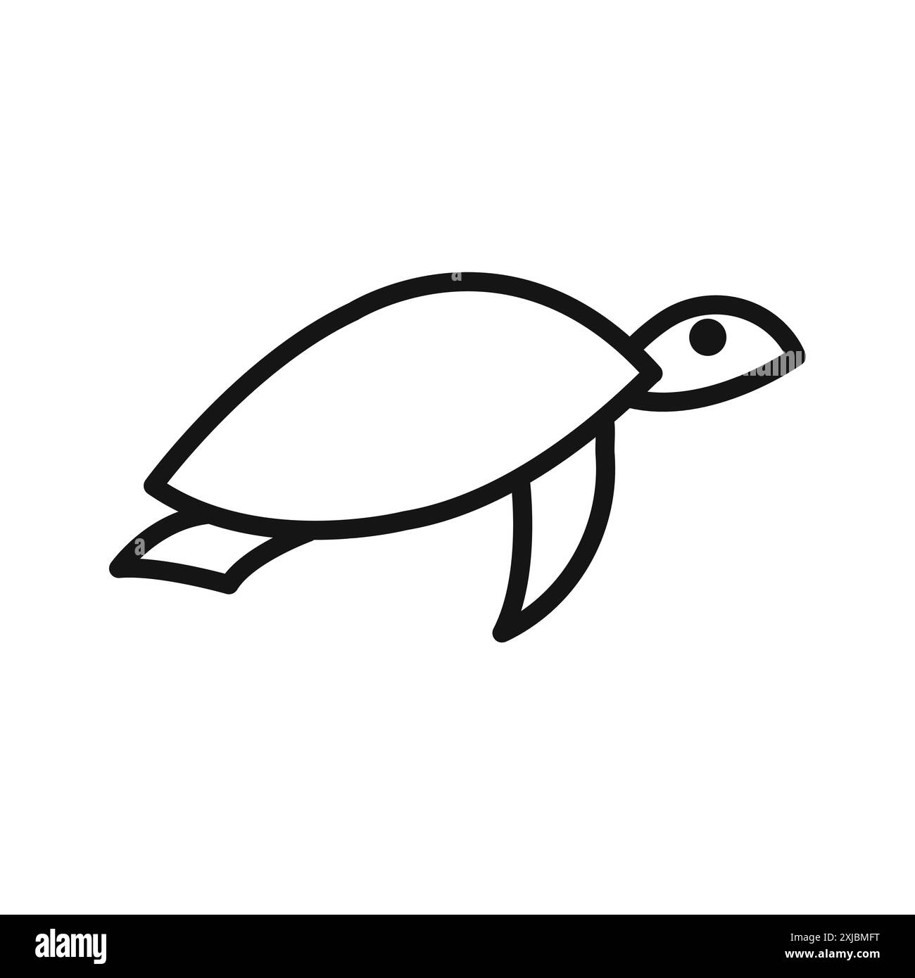 jeu de symboles ou de signes graphiques vectoriels linéaires d'icône de tortue pour l'interface utilisateur de l'application web Illustration de Vecteur