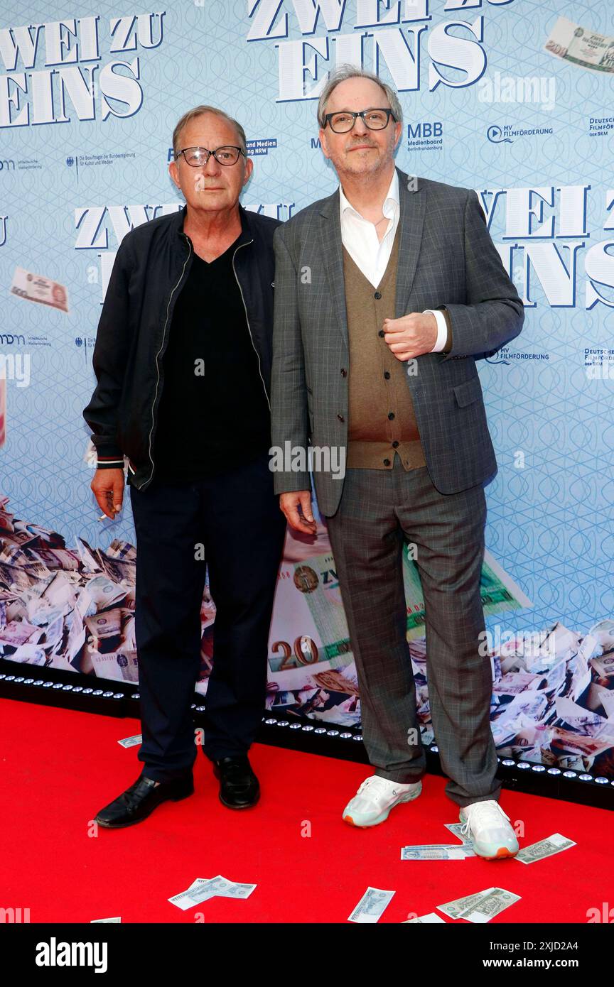 Uwe Preuss und Olli Dittrich BEI der Premiere des Kinofilms Zwei zu eins im Delphi Filmpalast. Berlin, 17.07.2024 *** Uwe Preuss et Olli Dittrich lors de la première du film Zwei zu eins au Delphi Filmpalast Berlin, 17 07 2024 Foto:XA.xBuggex/xFuturexImagex eins 4735 Banque D'Images