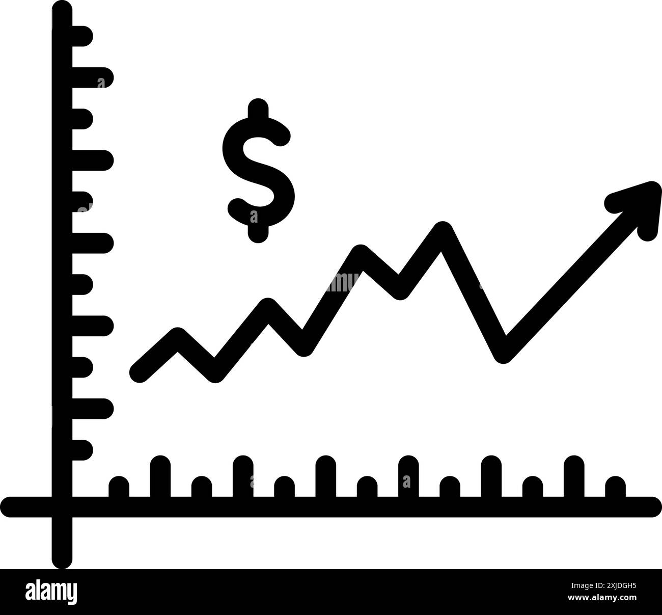 Icône pour actions, investisseur Illustration de Vecteur