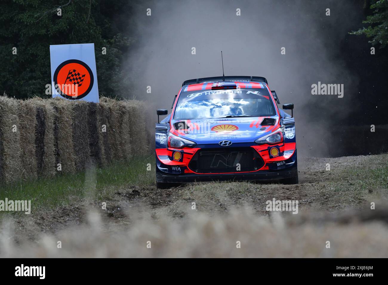 Hayden Paddon, Hyundai i20 Coupe WRC, voitures de rallye contemporaines, mettant en vedette des véhicules qui sont actuellement en compétition dans la spéciale internationale et le TARM Banque D'Images