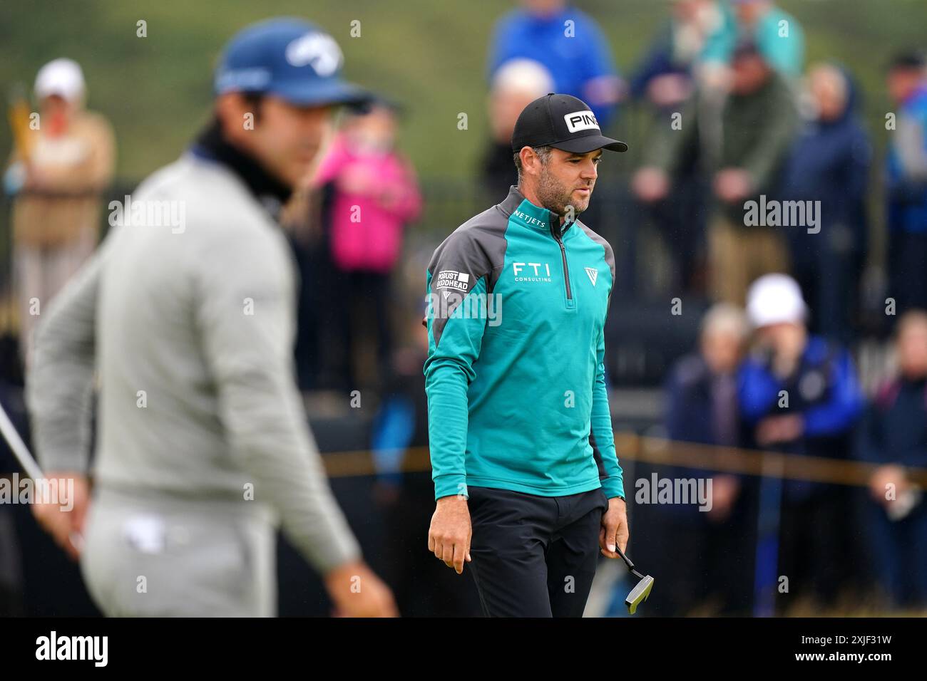 Corey Conners du Canada le 4e jour de l'Open à Royal Troon, South Ayrshire, Écosse. Date de la photo : jeudi 18 juillet 2024. Banque D'Images