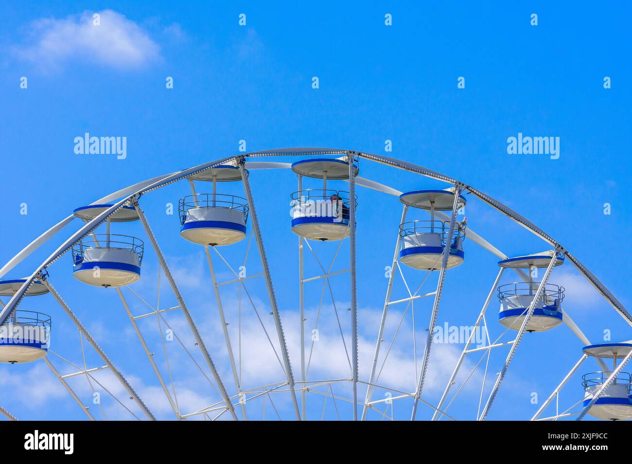 Parc des expositions Big Wheel à l'Île aux géants : L'île aux géants - Dissay, Vienne (86), France. Banque D'Images