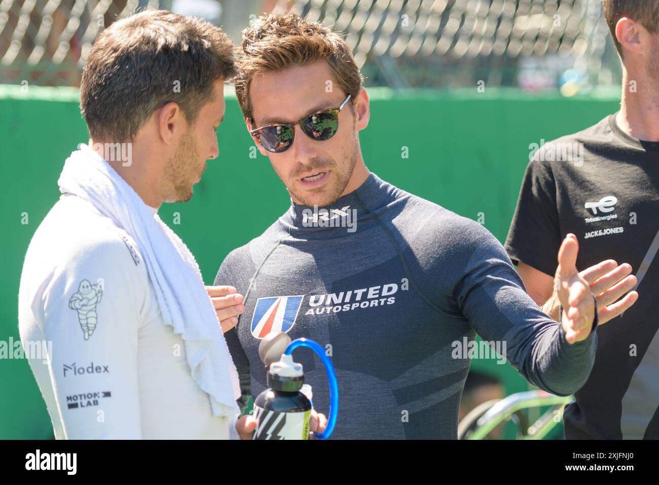 Filipe ALBUQUERQUE (PRT) de UNITED AUTOSPORTS #22 dans la grille de FIA WEC 6 heures de Monza 2022. Crédit : Riccardo Righetti/Alamy Stock photo Banque D'Images