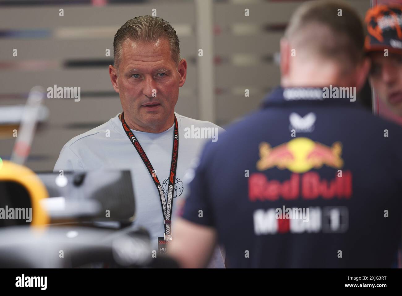 Portrait de Jos Verstappen, lors du Grand Prix de Hongrie de formule 1 2024, 13e manche du Championnat du monde de formule 1 2024 du 19 au 21 juillet 2024 sur le Hungaroring, à Mogyorod, Hongrie Banque D'Images