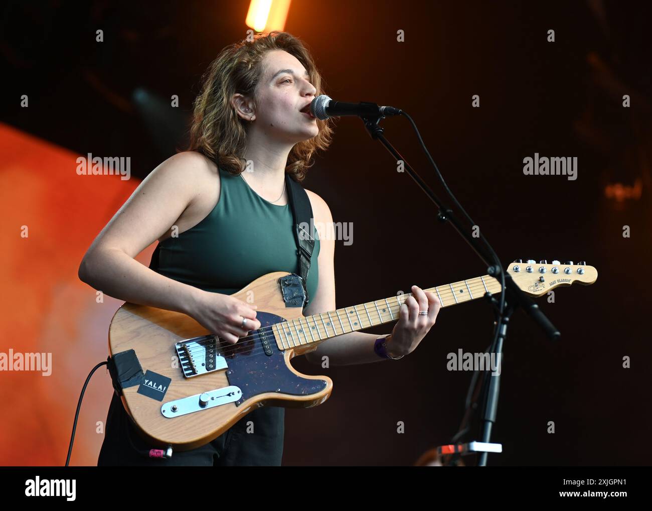 LONDRES, ANGLETERRE - 18 JUILLET 2024 : Our Girl se produit à la Somerset House Summer Series avec American Express à Somerset House, Londres, Royaume-Uni. Crédit : Voir Li/Picture Capital/Alamy Live News Banque D'Images