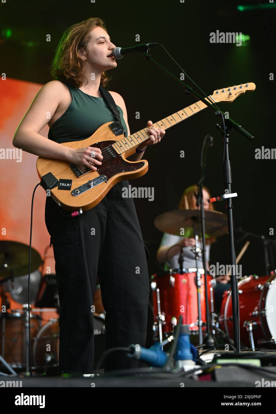LONDRES, ANGLETERRE - 18 JUILLET 2024 : Our Girl se produit à la Somerset House Summer Series avec American Express à Somerset House, Londres, Royaume-Uni. Crédit : Voir Li/Picture Capital/Alamy Live News Banque D'Images