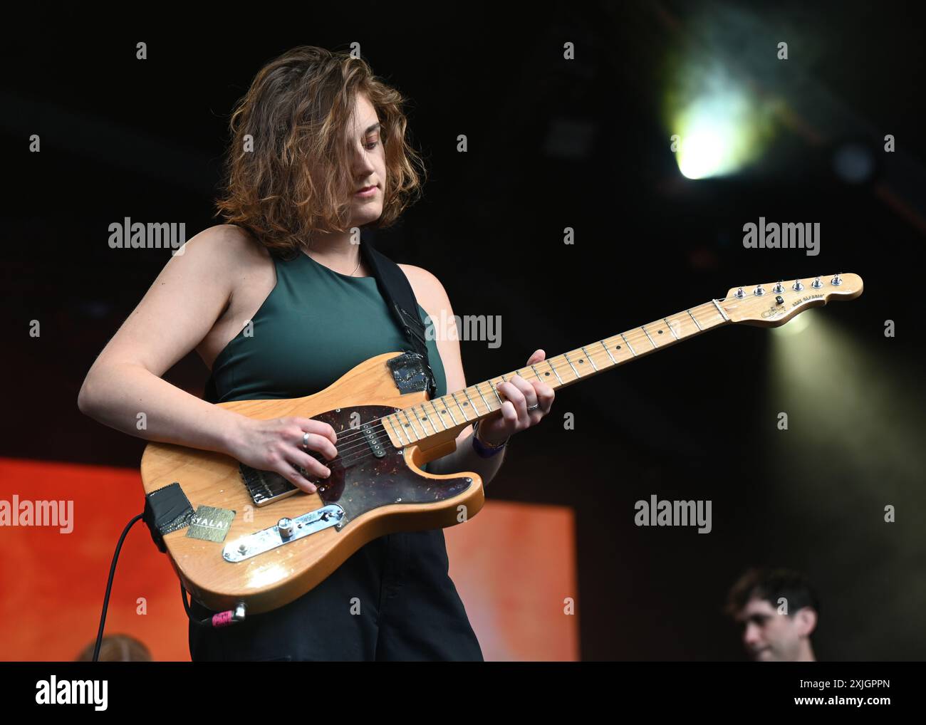 LONDRES, ANGLETERRE - 18 JUILLET 2024 : Our Girl se produit à la Somerset House Summer Series avec American Express à Somerset House, Londres, Royaume-Uni. Crédit : Voir Li/Picture Capital/Alamy Live News Banque D'Images