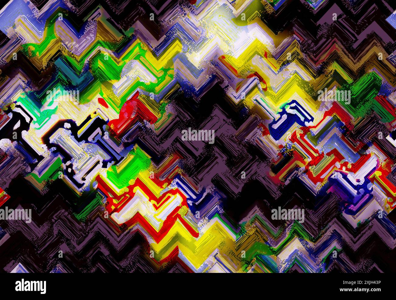 Effets numériques. Motif imprimé en tissu. Motif coloré. Impressions de tissu, motif, impressions textiles, modèle de vêtements, lignes colorées, impression textile, textil Banque D'Images