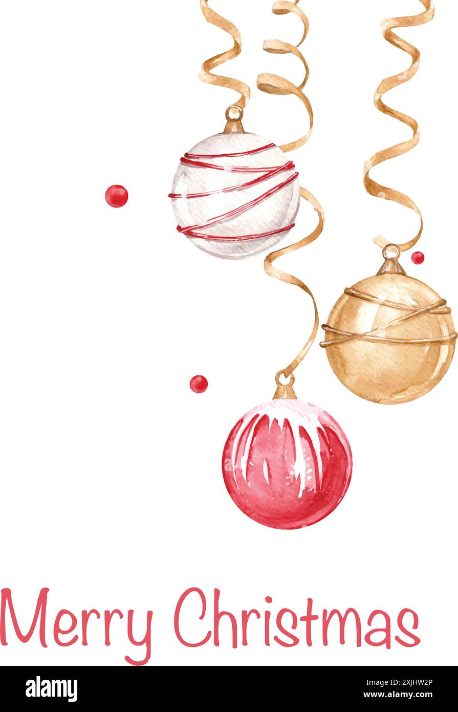 Graphiques vectoriels d'illustration de joyeux Noël, conceptions de T-shirt Illustration de Vecteur