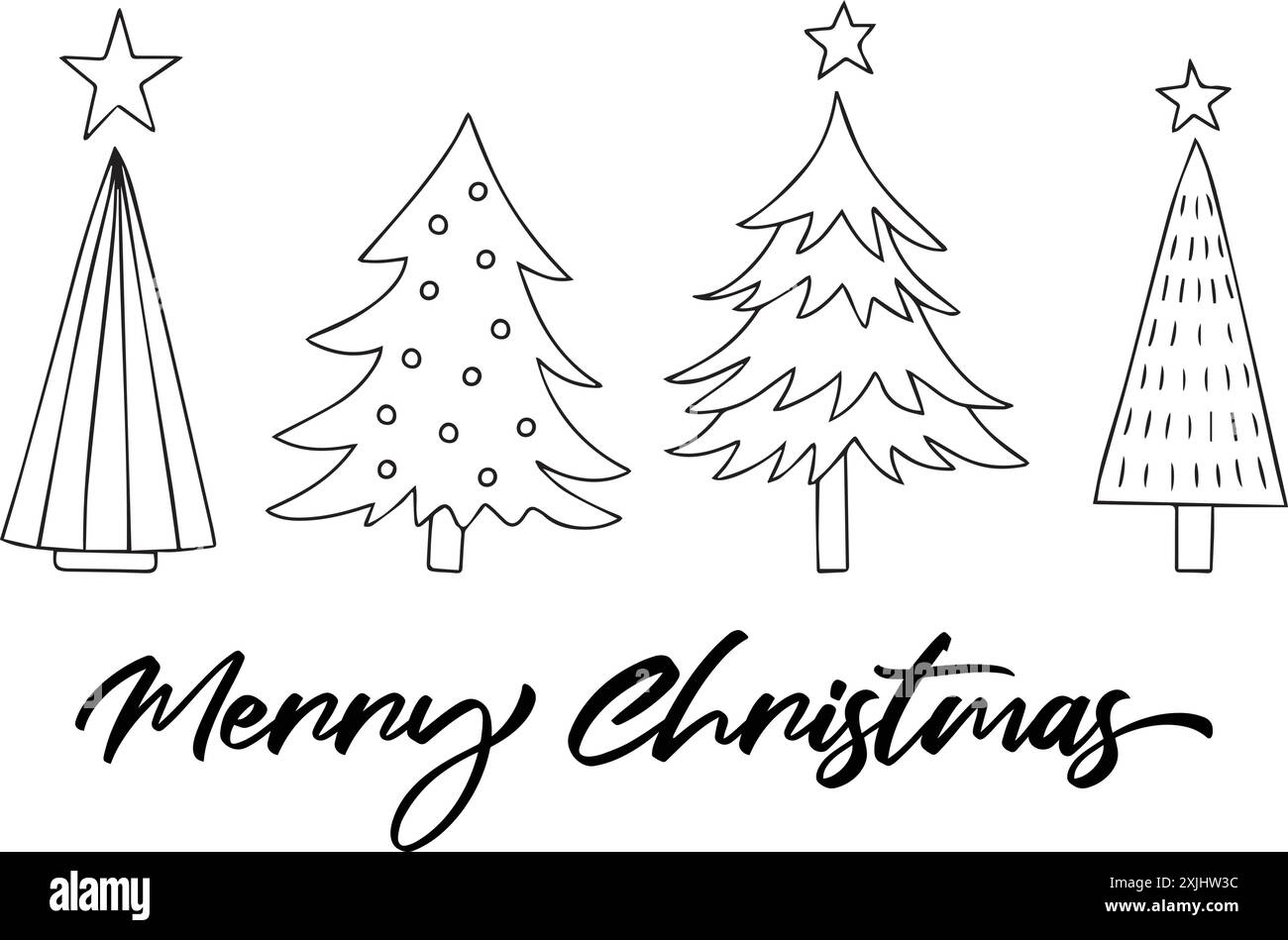 Graphiques vectoriels d'illustration de joyeux Noël, conceptions de T-shirt Illustration de Vecteur