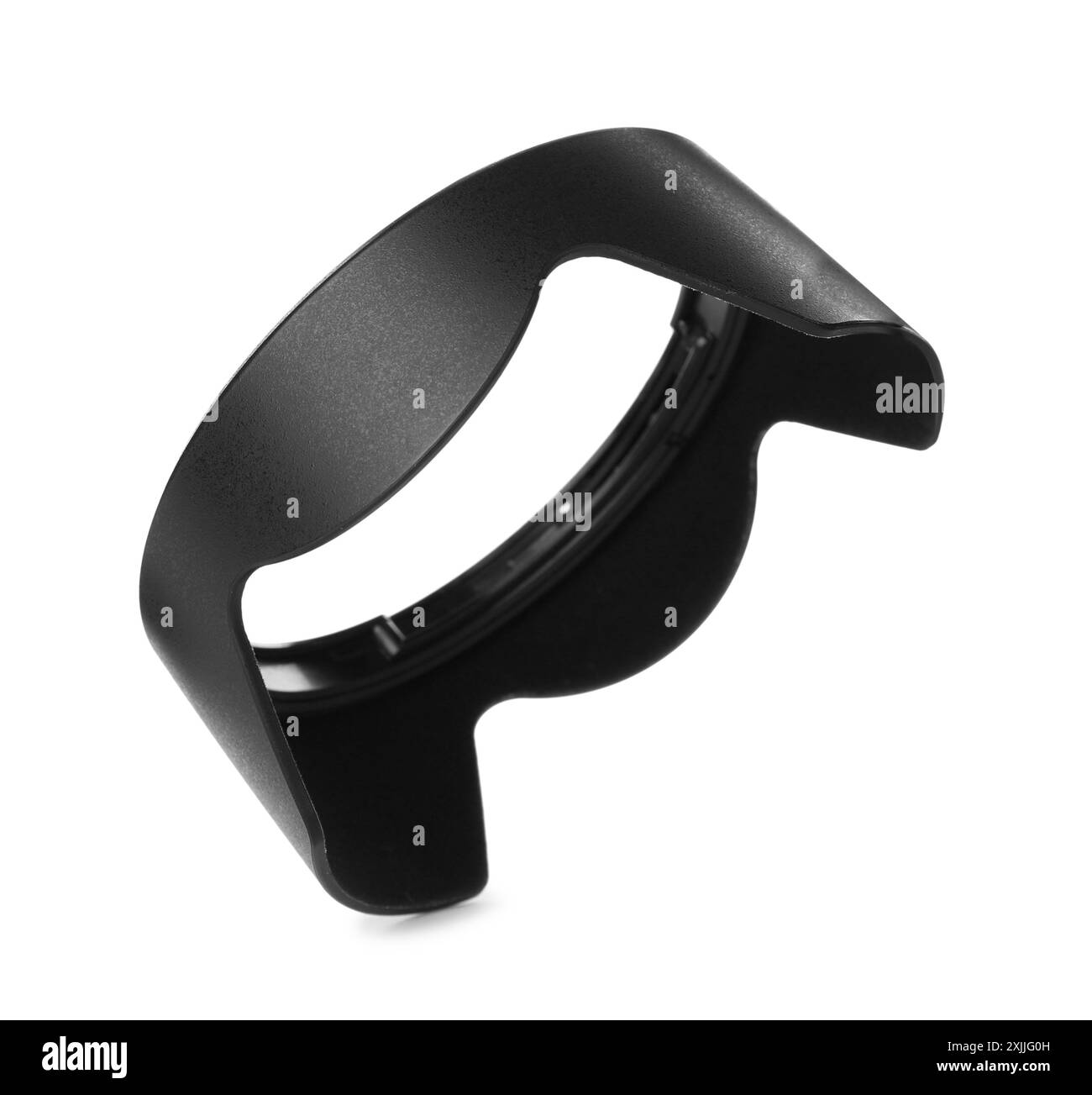 Pare-soleil isolé sur blanc. Équipement de photographe professionnel Banque D'Images