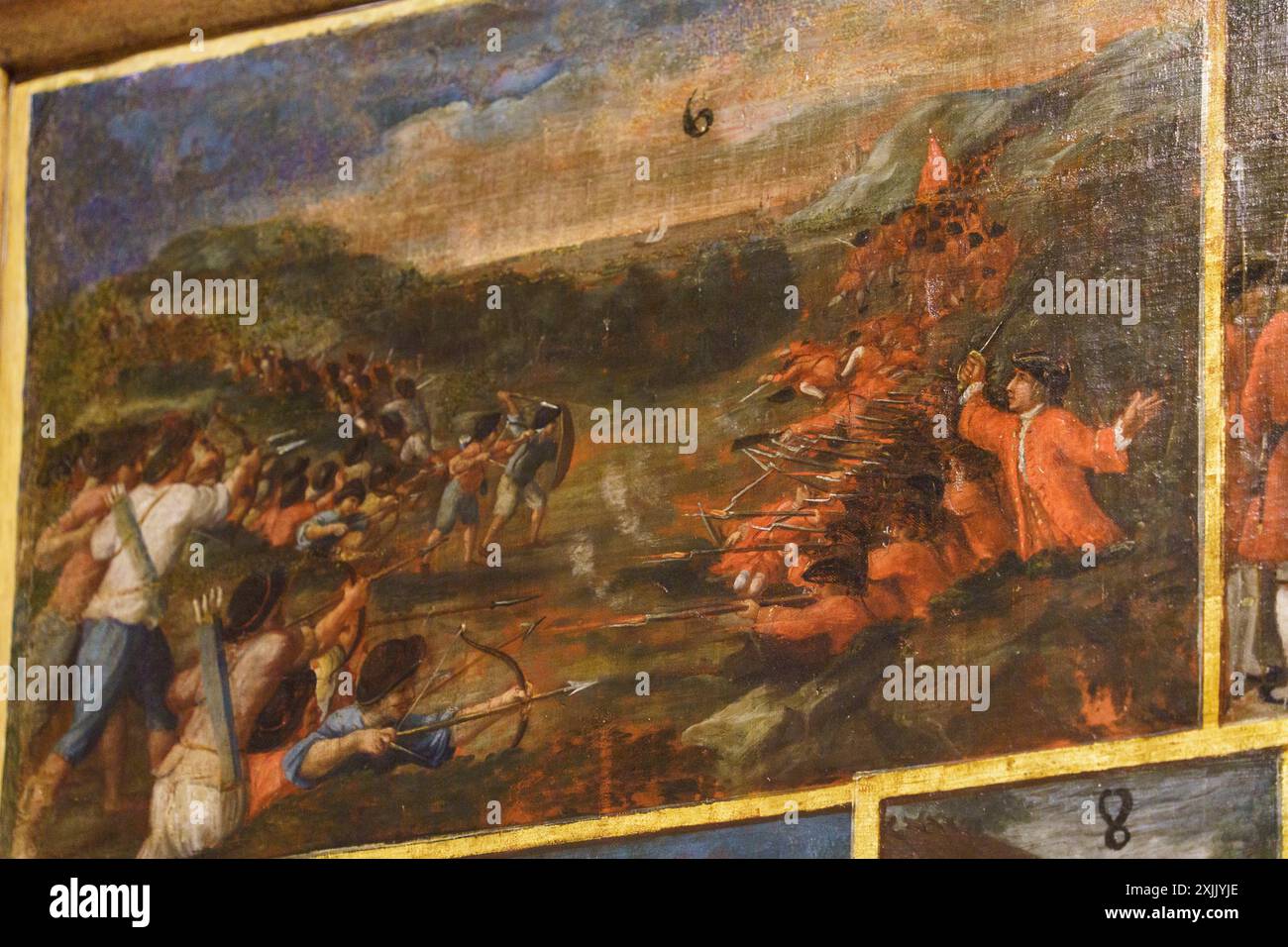 Anonyme, XVIIIe siècle, allégorie du dense des Philippines par Don Simon de Anda y Salazar , huile sur toile, Musée des Beaux-Arts d'Alava, Vitoria, pays Basque, Espagne. Banque D'Images