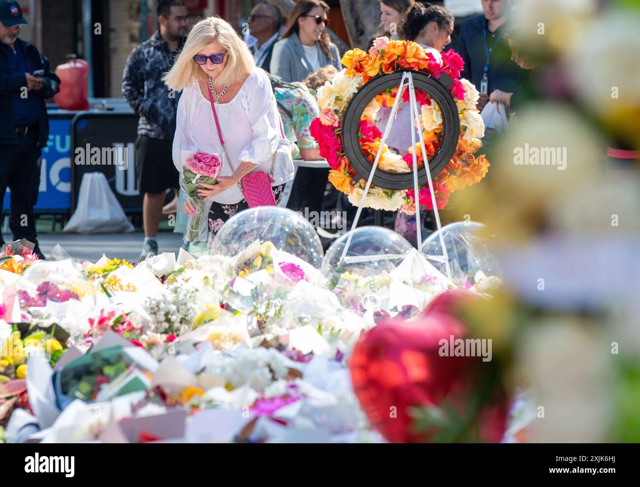 Bondi Junction Westfields Stabbing Memorial Banque D'Images