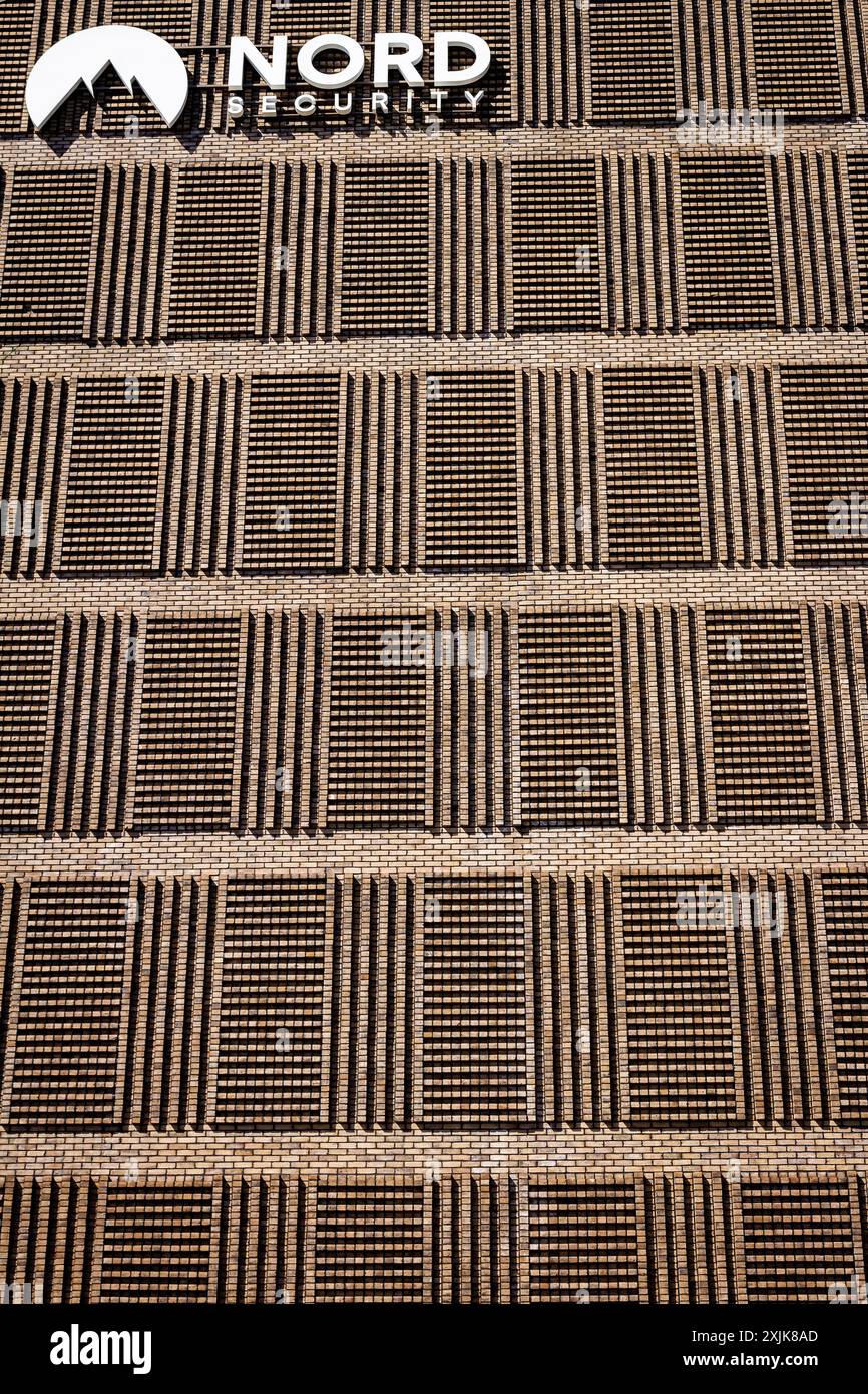 Vilnius, Lituanie - 27 mai 2024. Bâtiment de sécurité Nord à Vilnius. Nord Security est un fournisseur de services NordVPN. Banque D'Images